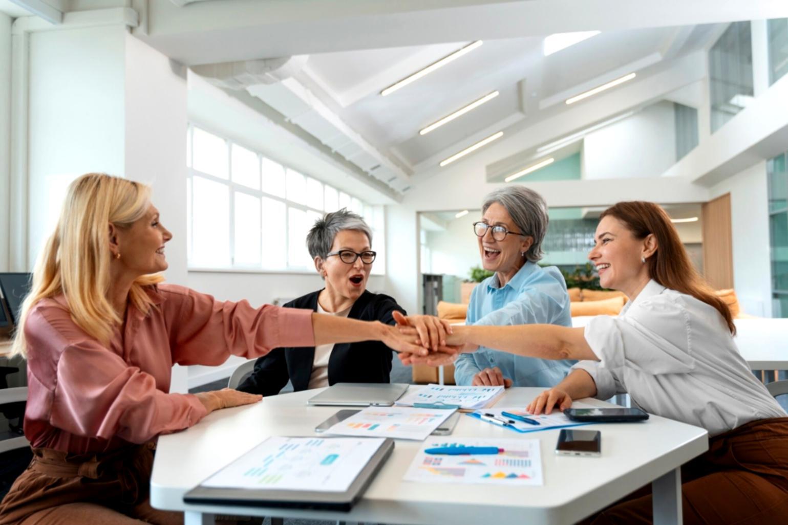 Students collaborating on financial planning projects